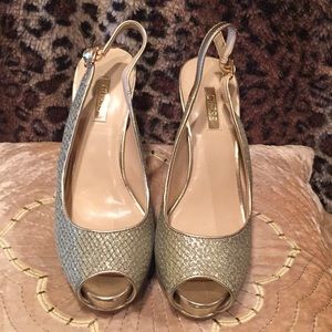 Guess high heels, snakeskin, New, never worn, 7M